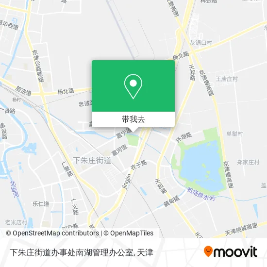 下朱庄街道办事处南湖管理办公室地图