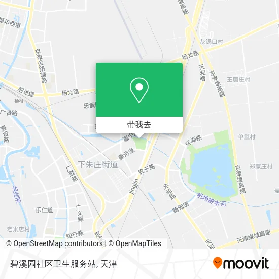 碧溪园社区卫生服务站地图