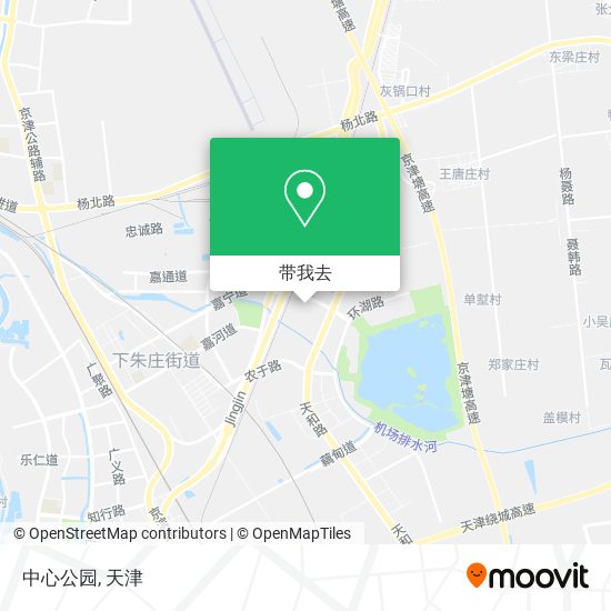 中心公园地图