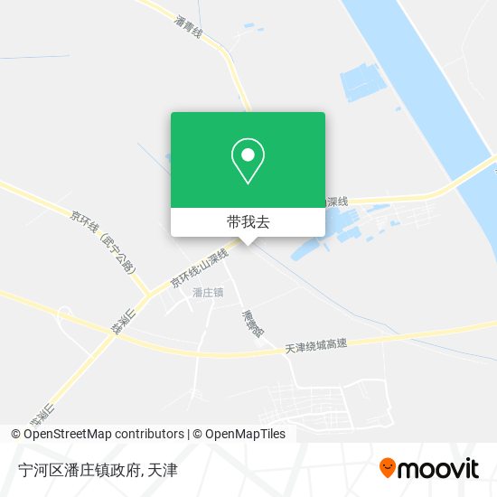 宁河区潘庄镇政府地图