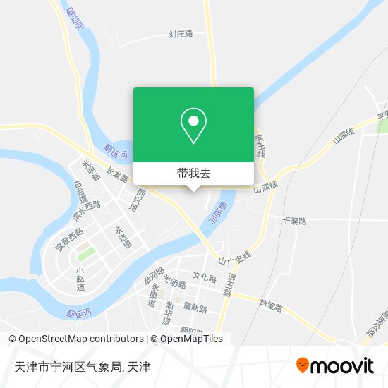 天津市宁河区气象局地图