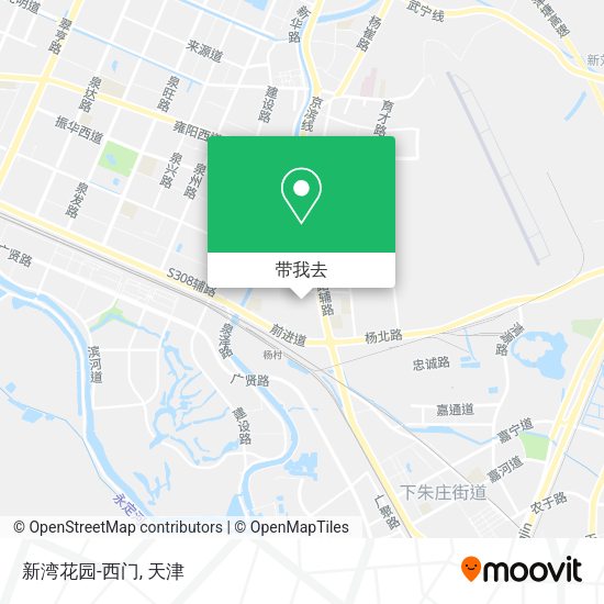 新湾花园-西门地图