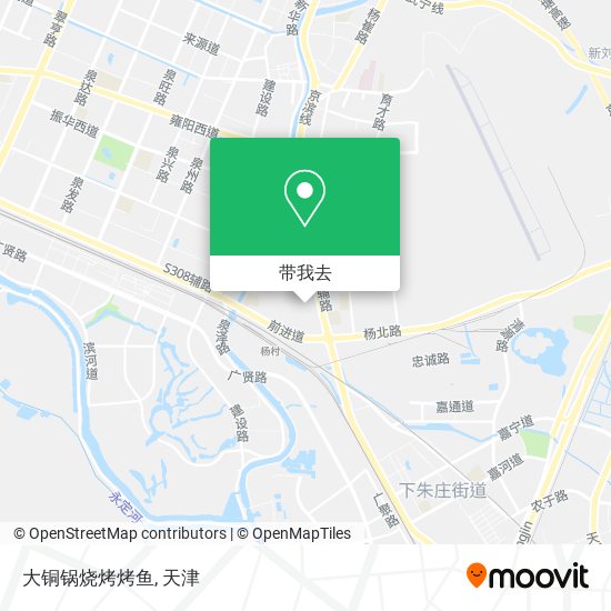 大铜锅烧烤烤鱼地图