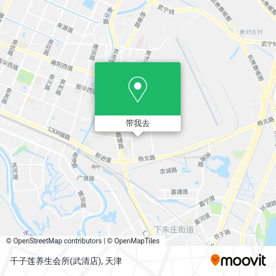 千子莲养生会所(武清店)地图