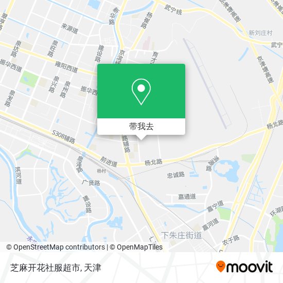 芝麻开花社服超市地图