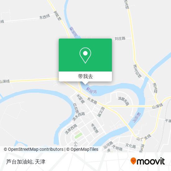 芦台加油站地图