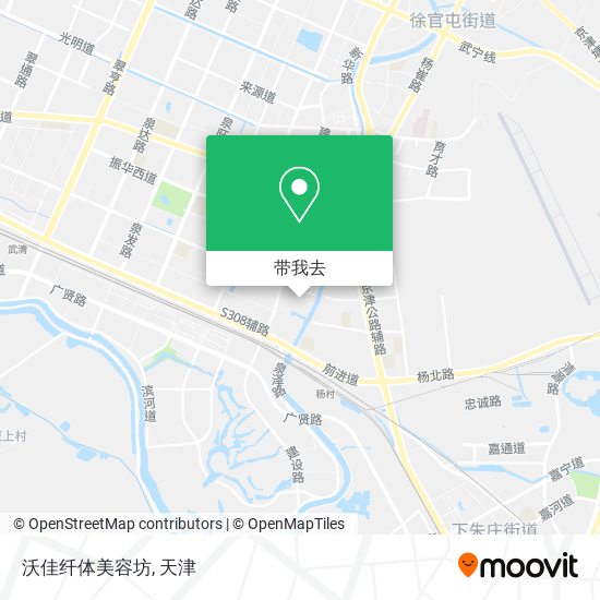 沃佳纤体美容坊地图
