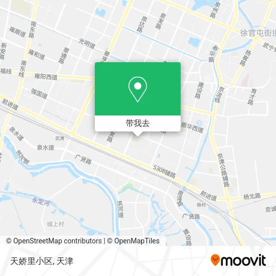 天娇里小区地图