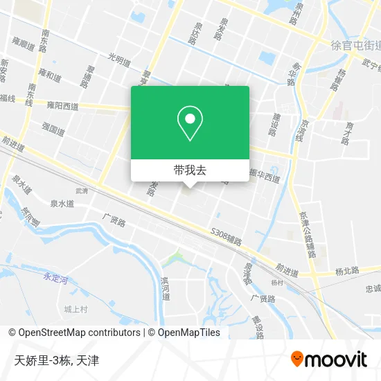 天娇里-3栋地图