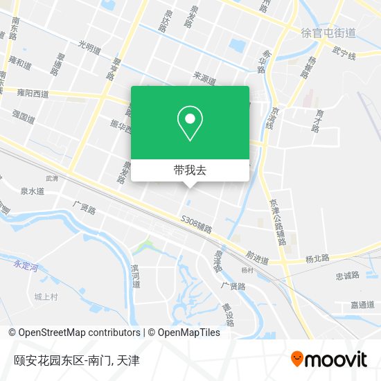 颐安花园东区-南门地图