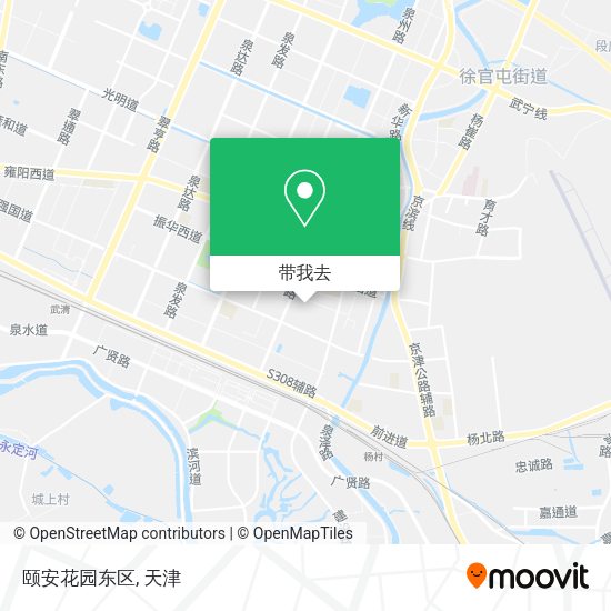 颐安花园东区地图