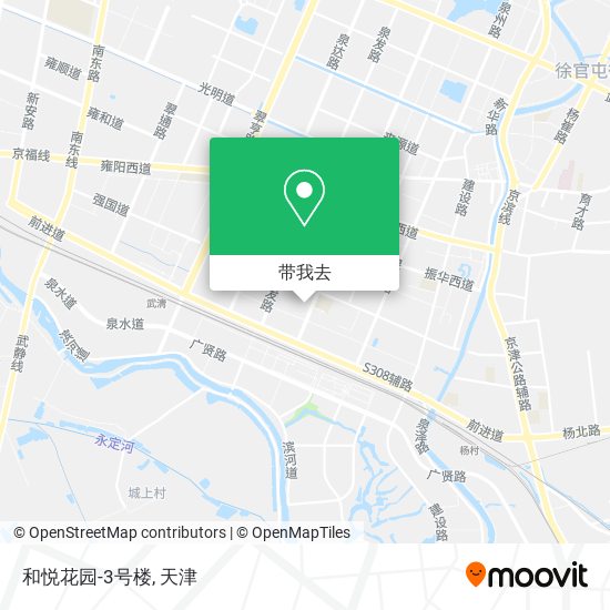 和悦花园-3号楼地图