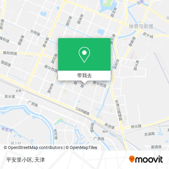 平安里小区地图