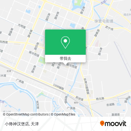 小馋神汉堡店地图