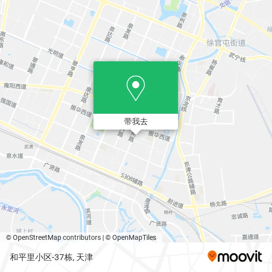 和平里小区-37栋地图