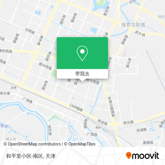 和平里小区-南区地图