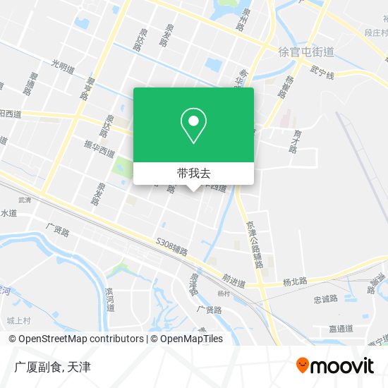 广厦副食地图