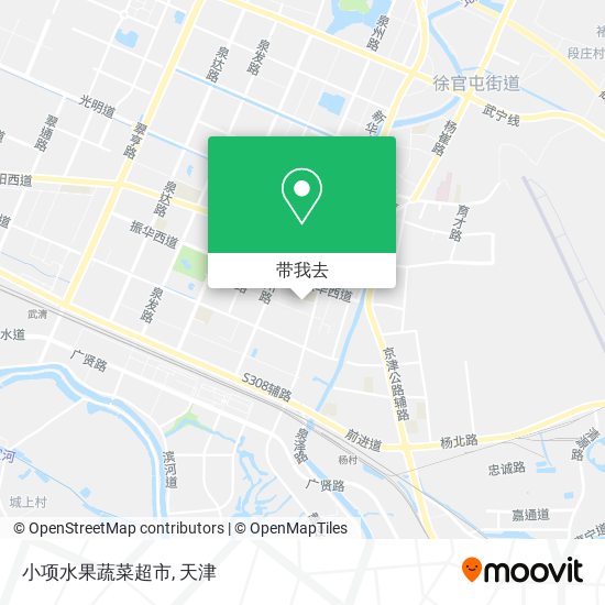 小项水果蔬菜超市地图