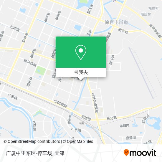 广厦中里东区-停车场地图