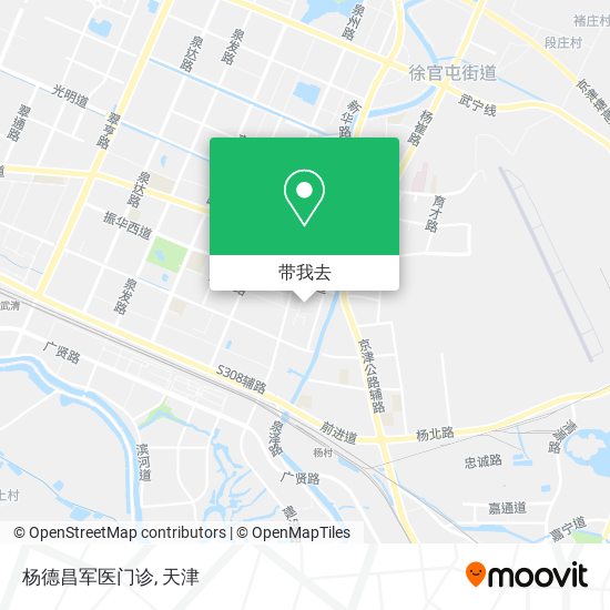 杨德昌军医门诊地图