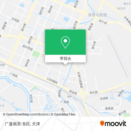 广厦南里-东区地图
