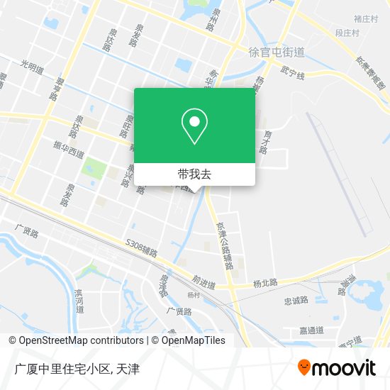 广厦中里住宅小区地图