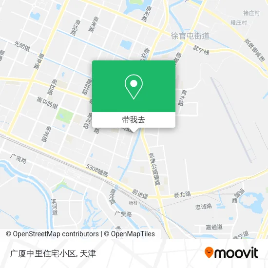 广厦中里住宅小区地图