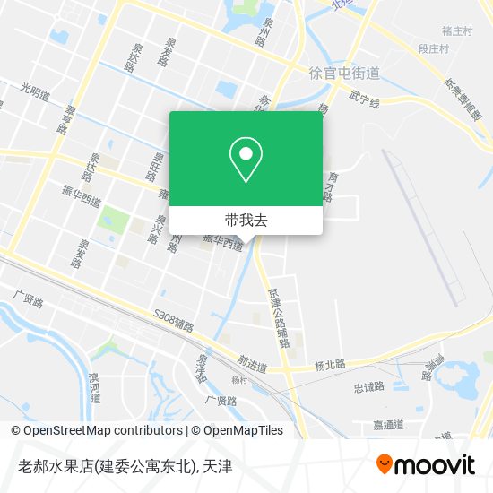 老郝水果店(建委公寓东北)地图