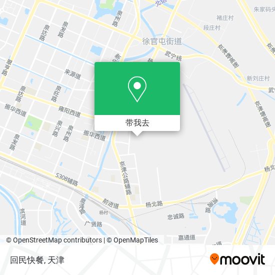 回民快餐地图