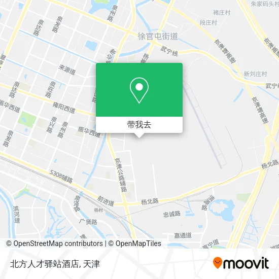北方人才驿站酒店地图