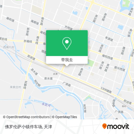 佛罗伦萨小镇停车场地图
