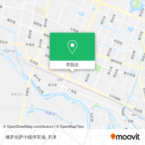 佛罗伦萨小镇停车场地图