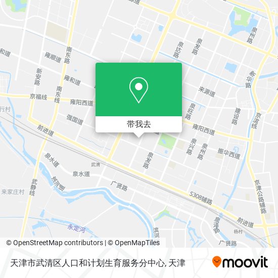 天津市武清区人口和计划生育服务分中心地图