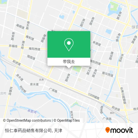 恒仁泰药品销售有限公司地图
