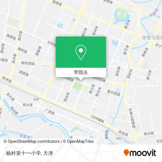 杨村第十一小学地图