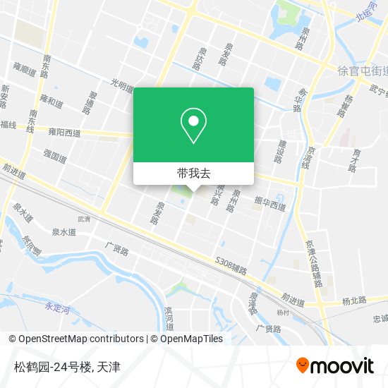 松鹤园-24号楼地图