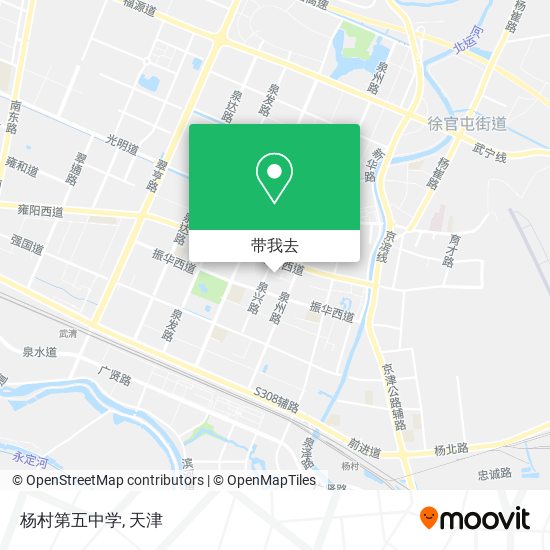 杨村第五中学地图