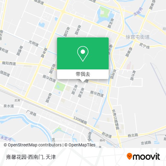 雍馨花园-西南门地图
