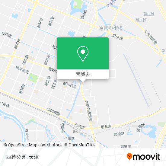 西苑公园地图