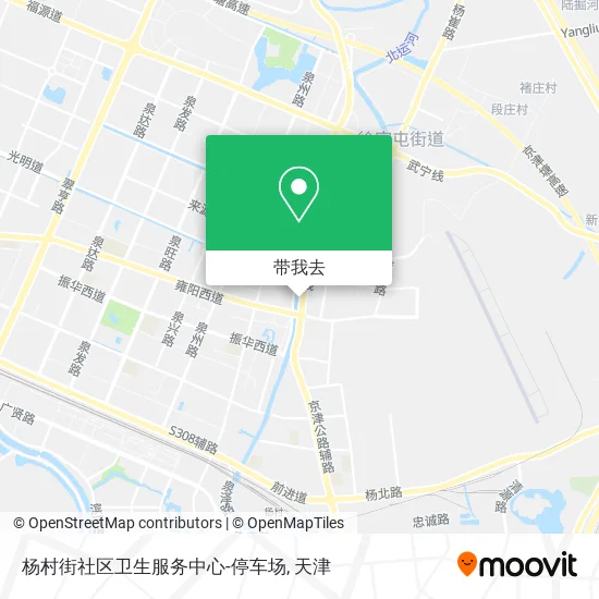 杨村街社区卫生服务中心-停车场地图