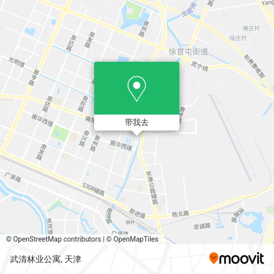 武清林业公寓地图