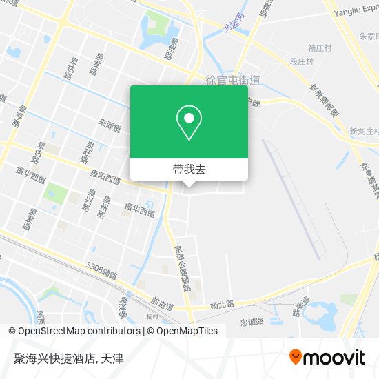聚海兴快捷酒店地图