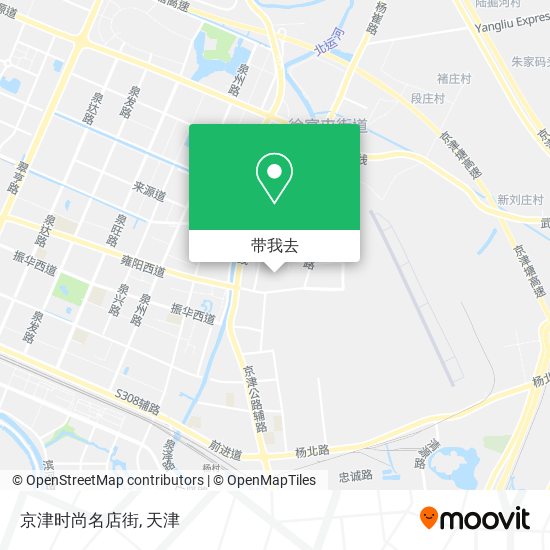 京津时尚名店街地图