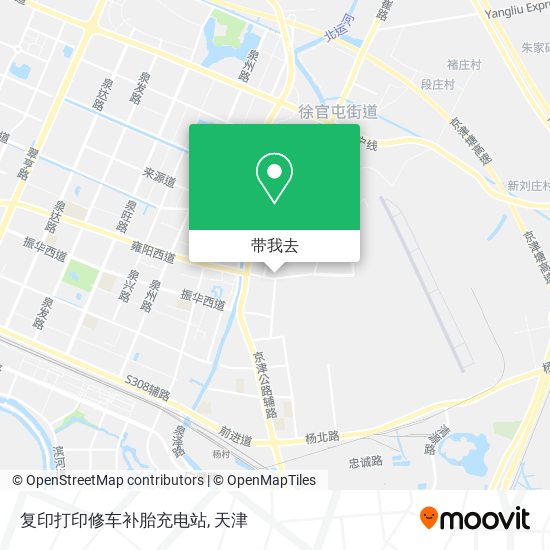 复印打印修车补胎充电站地图