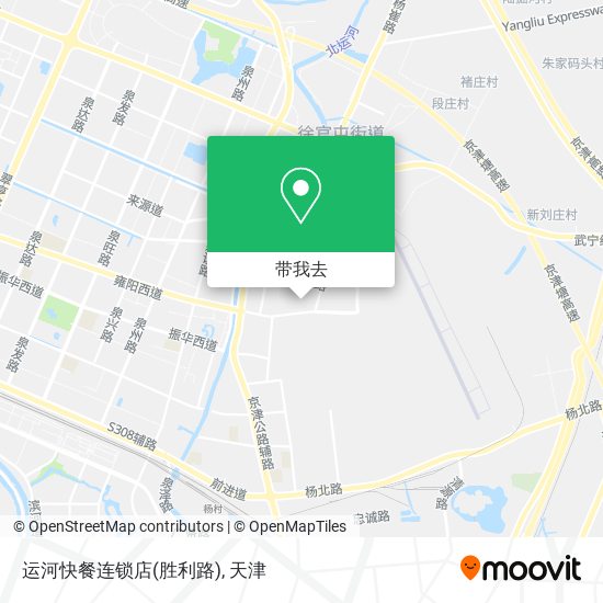 运河快餐连锁店(胜利路)地图