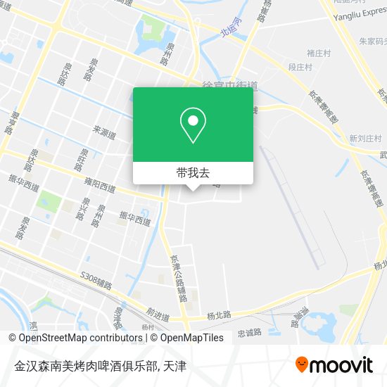 金汉森南美烤肉啤酒俱乐部地图