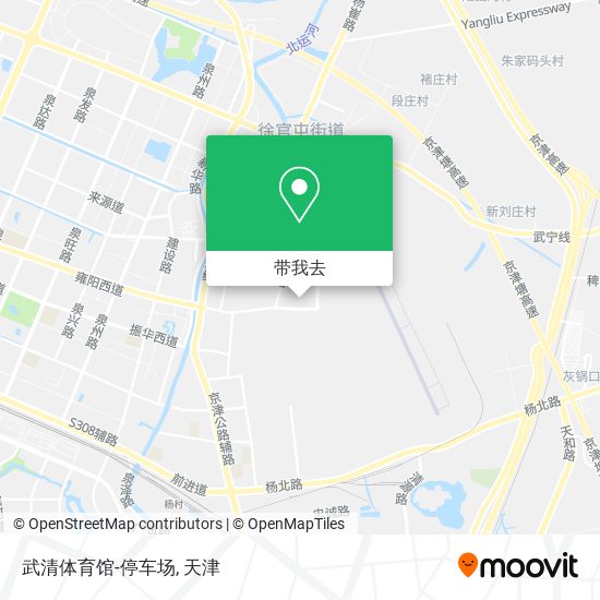 武清体育馆-停车场地图