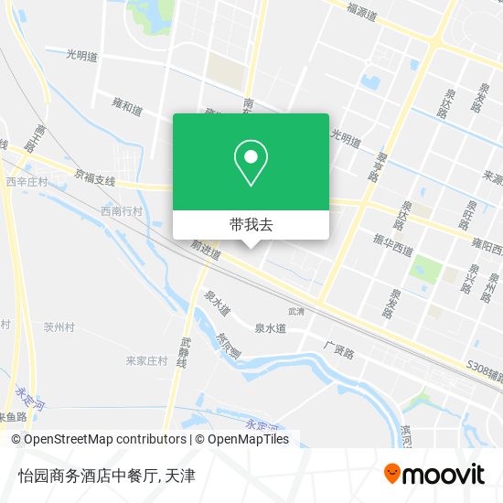 怡园商务酒店中餐厅地图