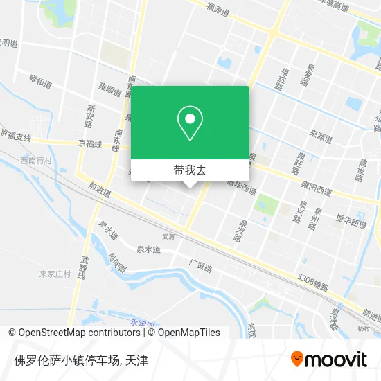 佛罗伦萨小镇停车场地图