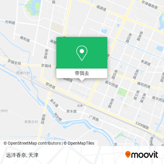 远洋香奈地图